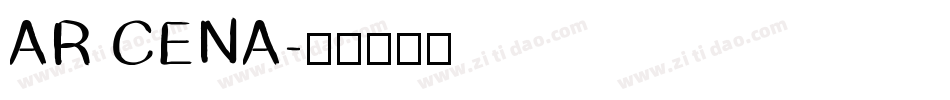 AR CENA字体转换